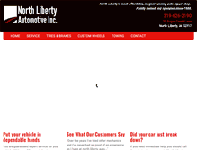 Tablet Screenshot of northlibertyauto.com